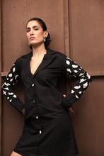 Load image into Gallery viewer, CHARCOAL CREST DRESS