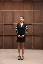 Load image into Gallery viewer, CHARCOAL CREST DRESS