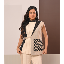 Load image into Gallery viewer, Lattice Cage Vest Co-ord