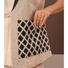 Load image into Gallery viewer, Lattice Cage Vest Co-ord