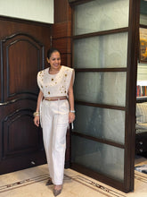 Load image into Gallery viewer, NISHA in Orbit Eyelet Bib Co-ord Set