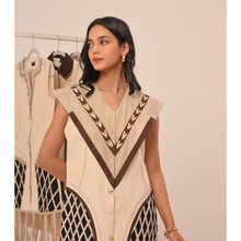 Load image into Gallery viewer, Fringe Vest & Diamond Dress