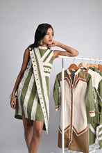 Load image into Gallery viewer, Linear Luxe Shift Dress