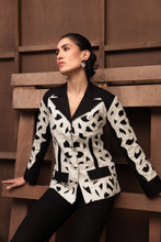 Load image into Gallery viewer, MONOCHROME STRUCTURED JACKET SET