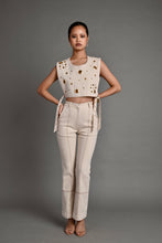 Load image into Gallery viewer, Orbit Eyelet Bib Co-ord Set