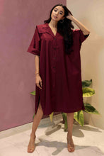 Load image into Gallery viewer, Dress Up/ Dress Down Shirt Dress