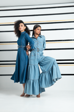 Load image into Gallery viewer, DenimHigh Midi Dress