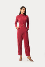Load image into Gallery viewer, Cherry High Neck Jumpsuit