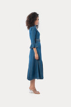 Load image into Gallery viewer, DenimHigh Midi Dress