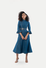 Load image into Gallery viewer, DenimHigh Midi Dress