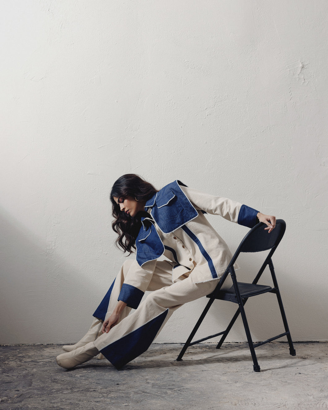 Dramatic Denim Pants