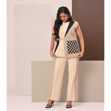 Load image into Gallery viewer, Lattice Cage Vest Co-ord
