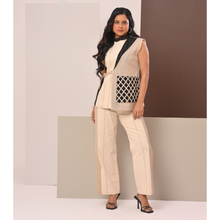 Load image into Gallery viewer, Lattice Cage Vest Co-ord
