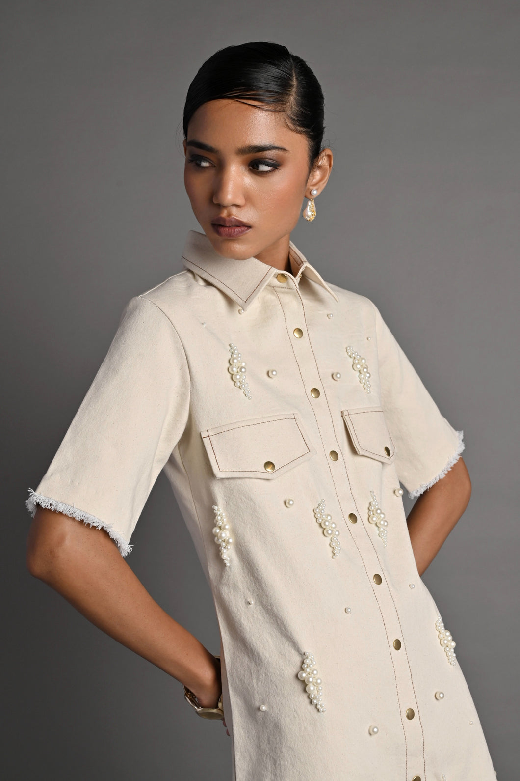 Ivory Shell Dress