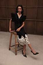 Load image into Gallery viewer, MIDNIGHT CUTOUT MIDI DRESS
