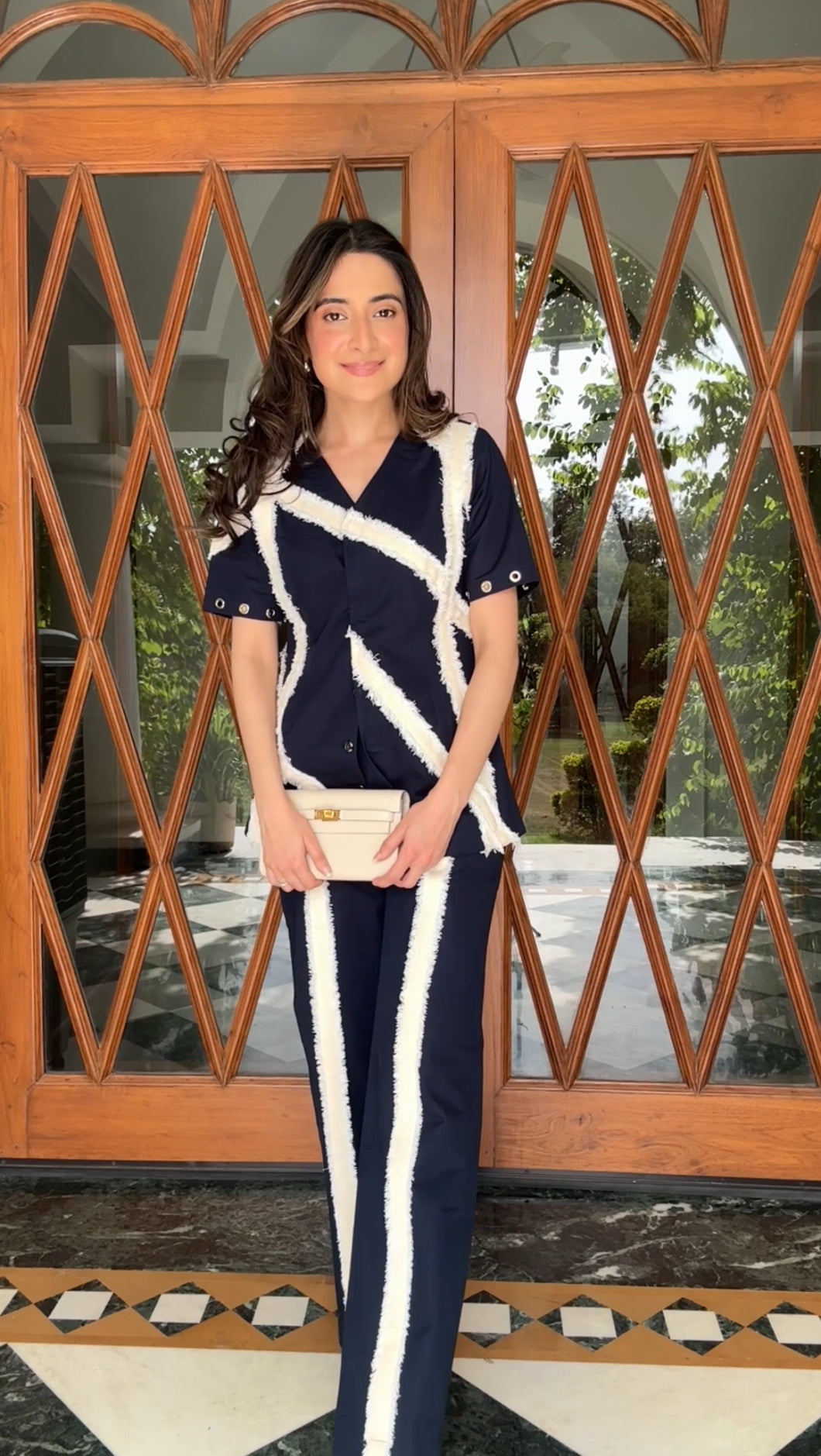 ITIKA in Crosscurrent Fringe Co-ord Set