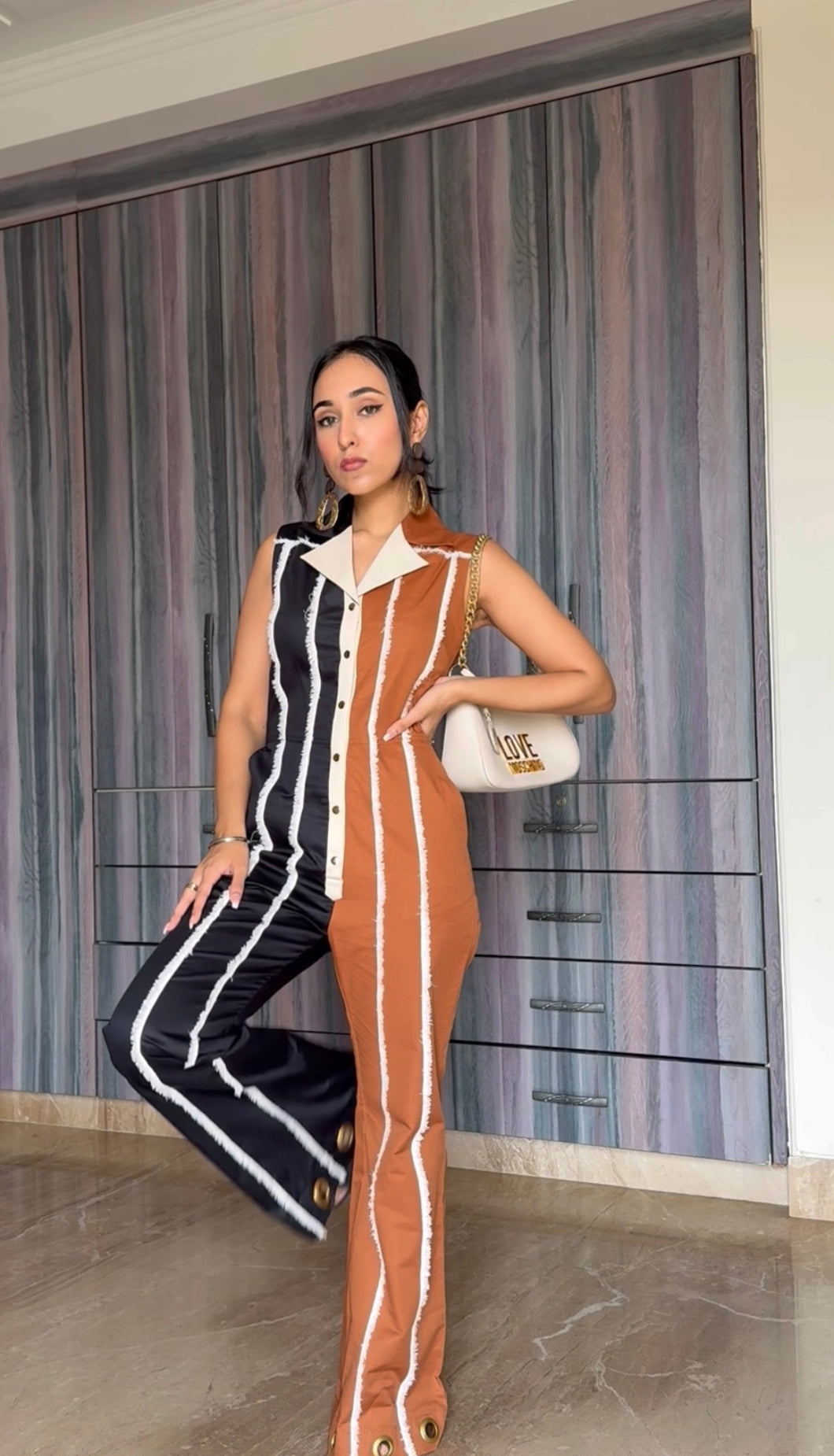 HASHMEEN in Dual Current Jumpsuit