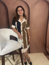 Load image into Gallery viewer, Mosaic Shirt Dress
